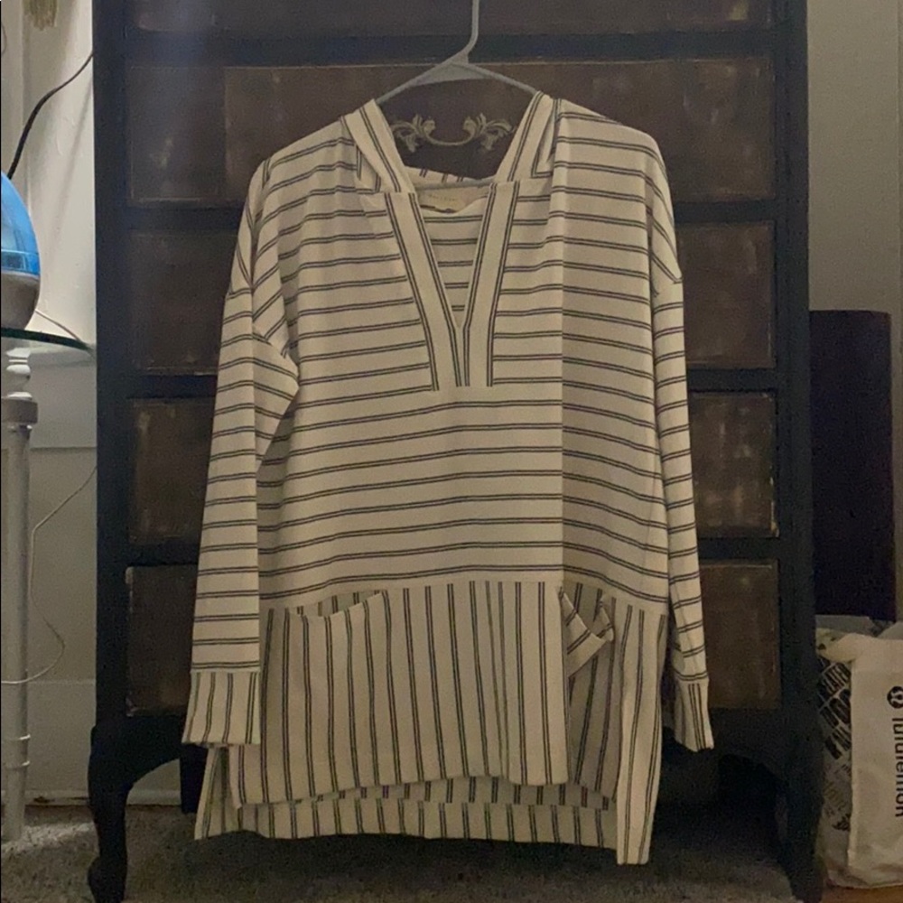 Light Striped beachy hoodie